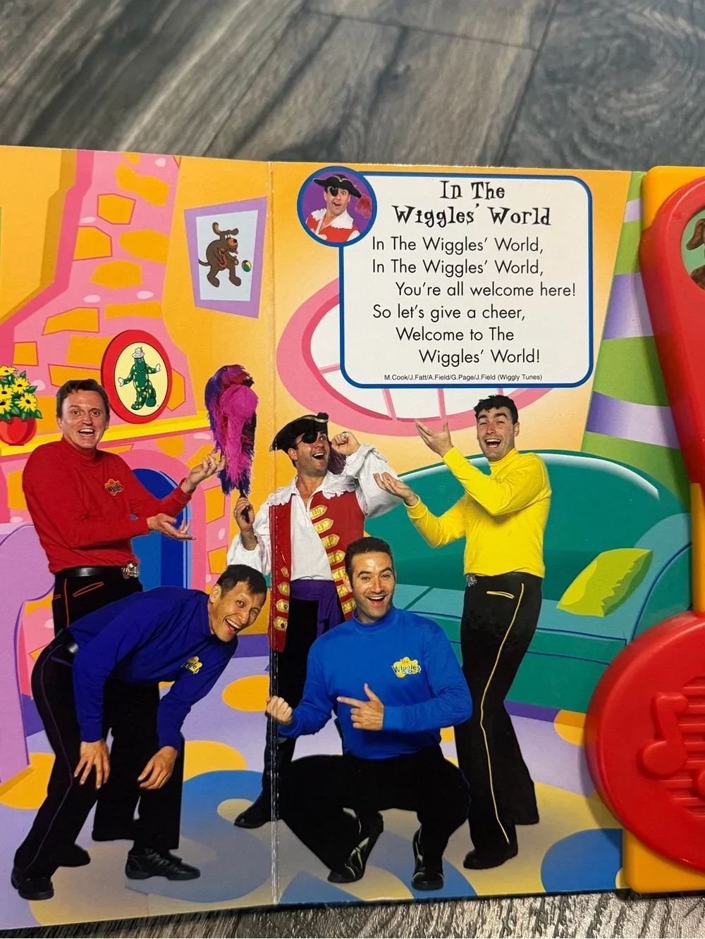 The Wiggles all buttons